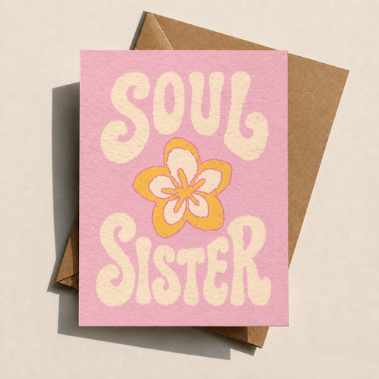 Soul Sister Greeting Card