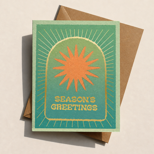 Season's Greetings Card | Starburst Holiday