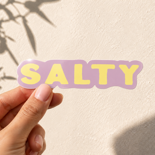 Salty sticker Vinyl Sticker