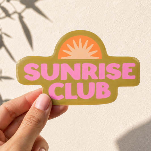 Sunrise Club Vinyl Sticker