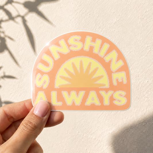 Sunshine Always Vinyl Sticker